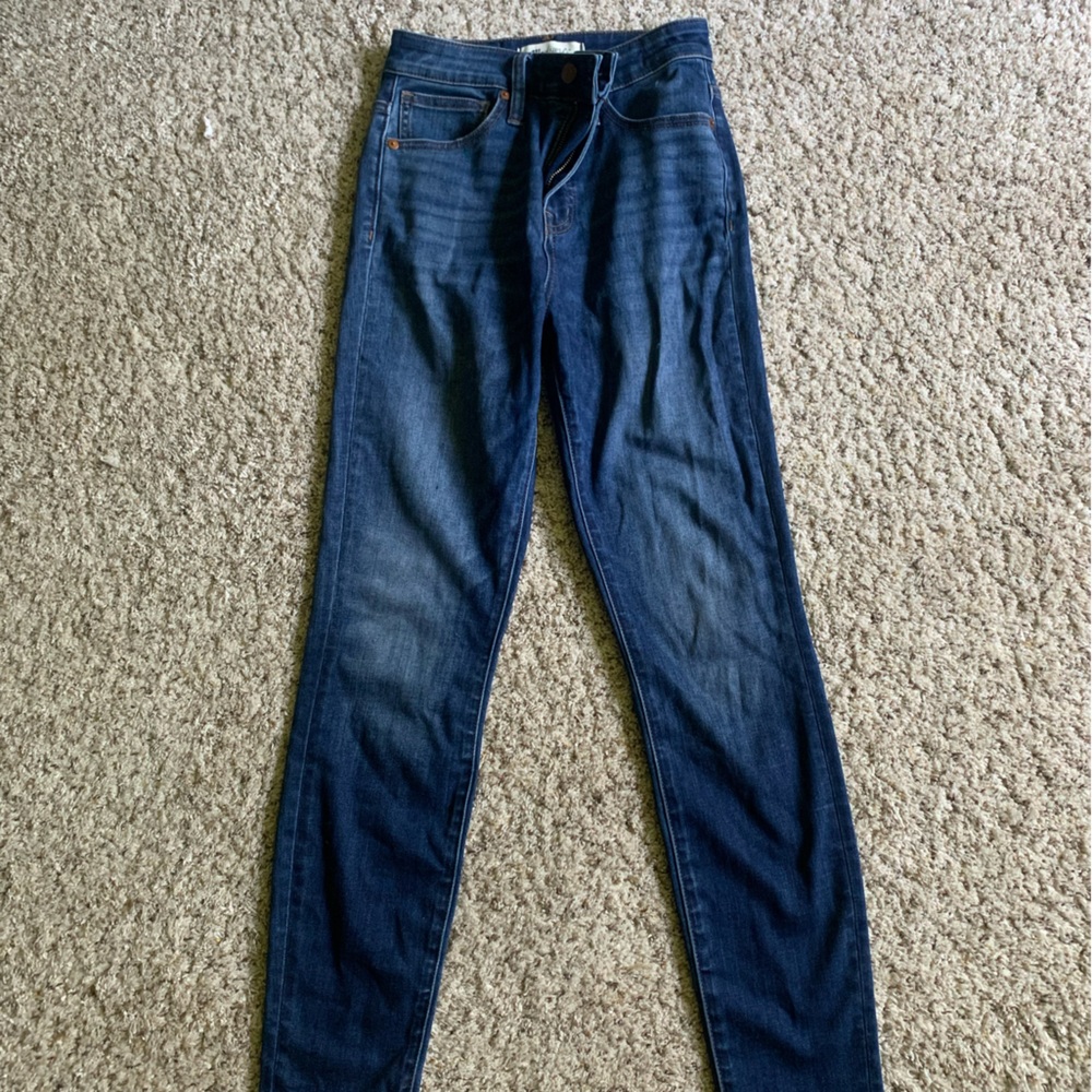 Madewell Curvy Skinny High rise jeans, size